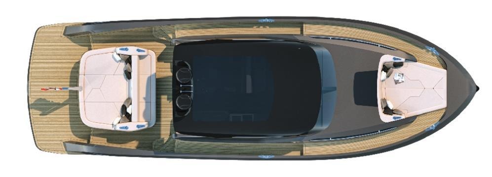 Bekkers AZUR 45 hardtop deck arrangement