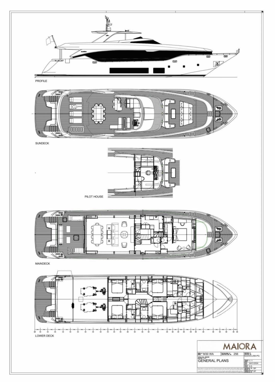 Maiora 30 Walkaround supplied brochure image 27