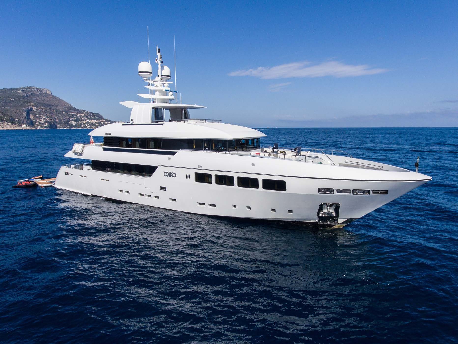 OKKO exterior profile at sea