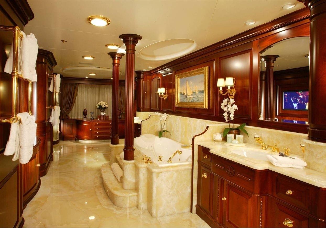 Paraffin marble guest bathroom