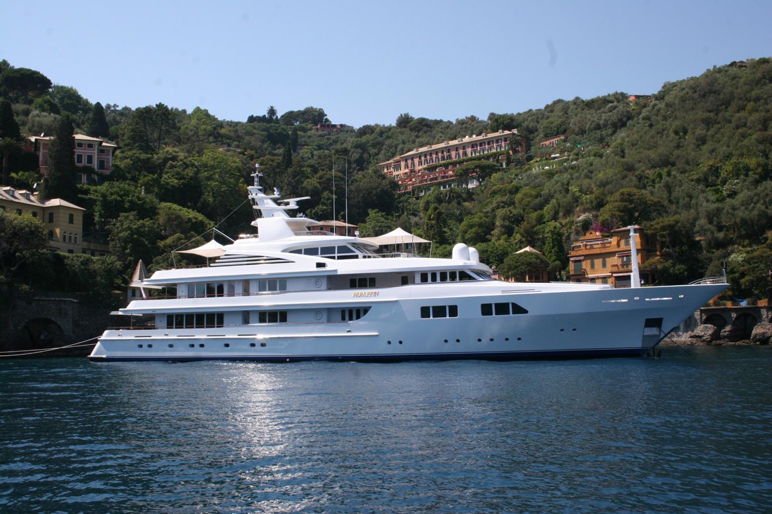 Paraffin exterior profile in a sheltered bay