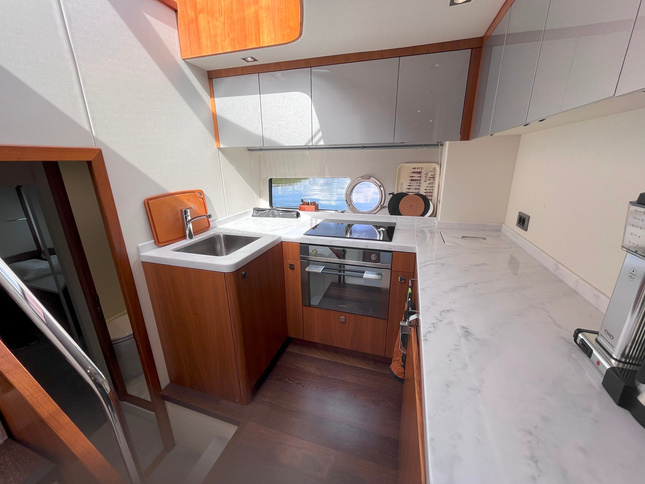 Sunseeker Predator 57 MKII galley worktop